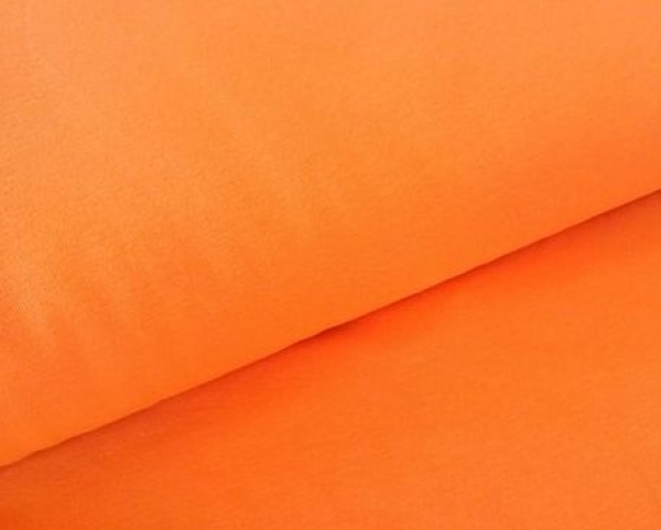 Sommersweat Uni - Maike - orange